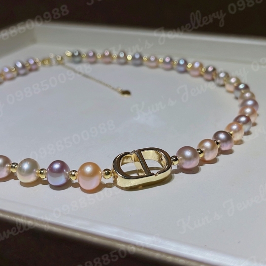 Choker CD Ngọc trai Supper Edison tứ quý size 6.5 - 7.5 li