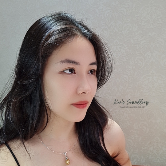 Dây chuyền ngọc trai biển Southsea 10.5 li 